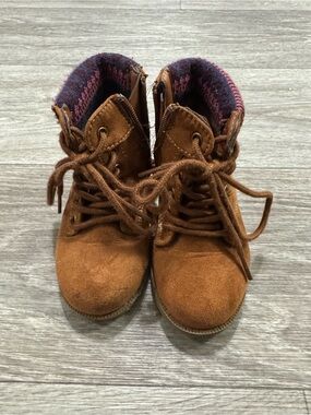 Toddler girl brown boots size 6